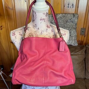 Coach Vibrant Pink Shoulder Bag